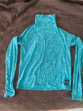 Oiselle Mile One Lux Pull Over Size Small Blue